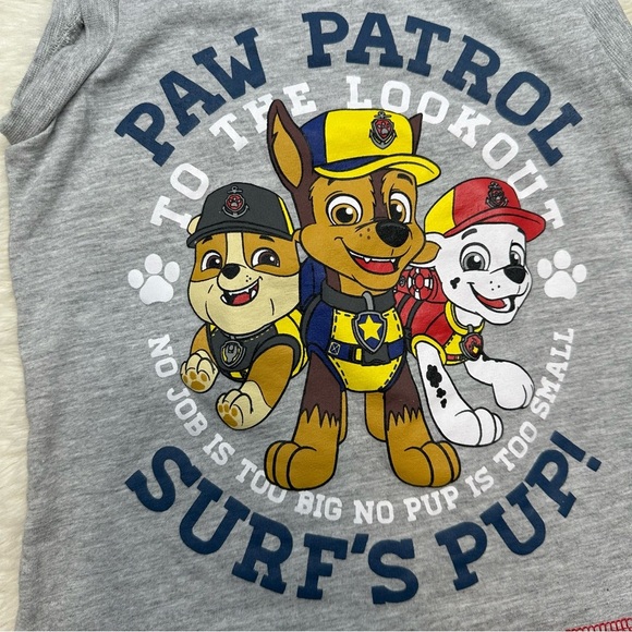 Paw Patrol Tank Top Grey Size 6 - Picture 2 of 16